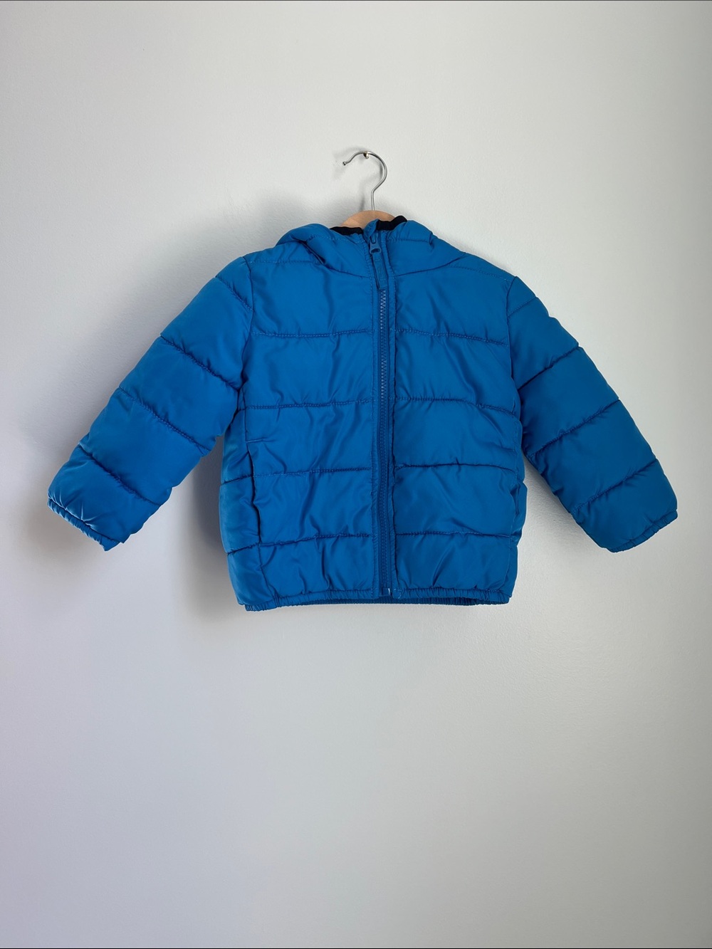 The Children’s Place | Kids Blue Puffer Jacket with Hood Size 2T